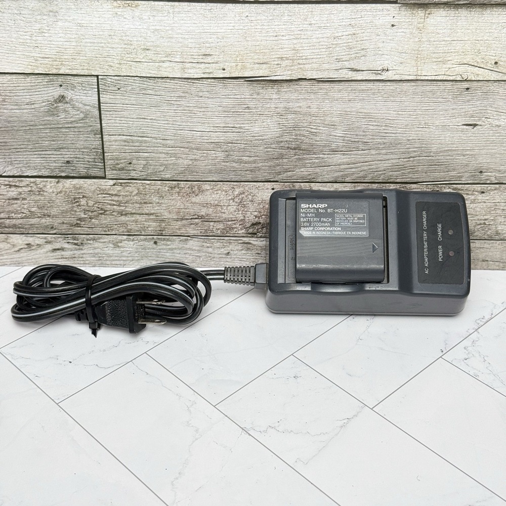 Sharp BT-H22U Battery Pack Black 3.6V 2700mAh Rechargeable for Viewcam VL-A10H